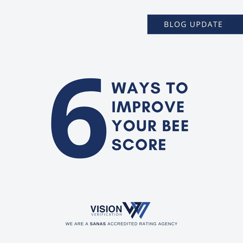 6 ways to improve your BEE score