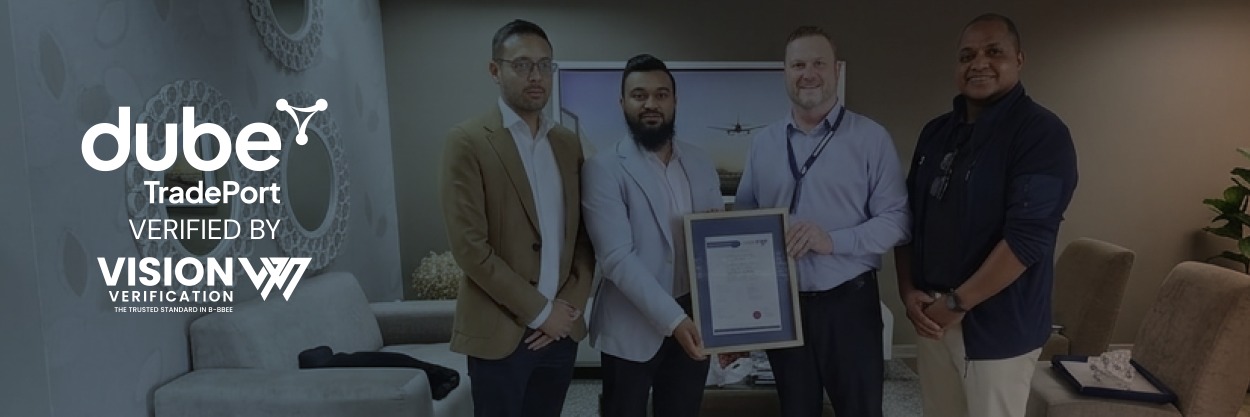 Dube TradePort verified by Vision Verification